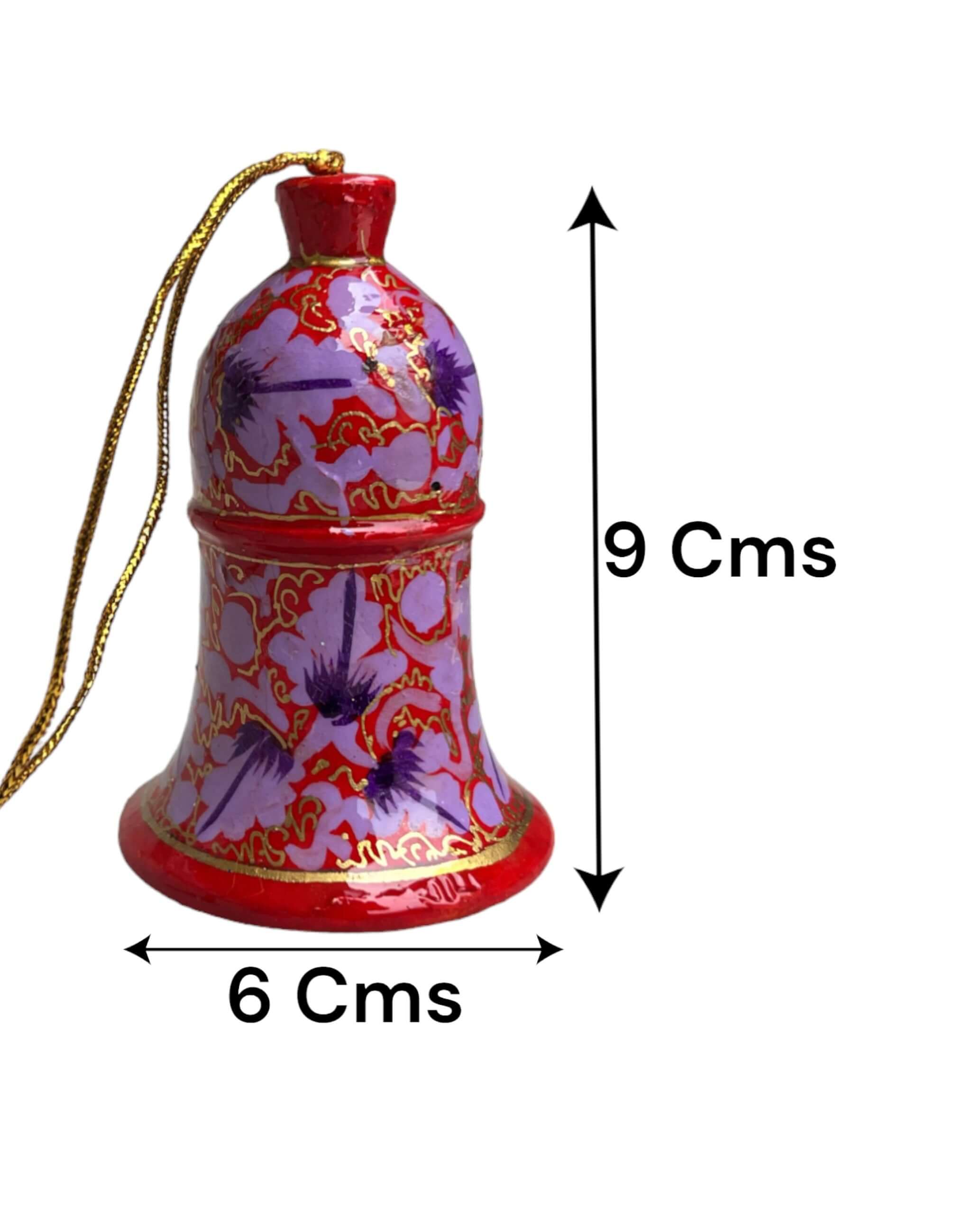 Celebrate with our lightweight, hand-painted paper mache bells—perfect for X-Mas tree decorations and thoughtful Christmas gifts!